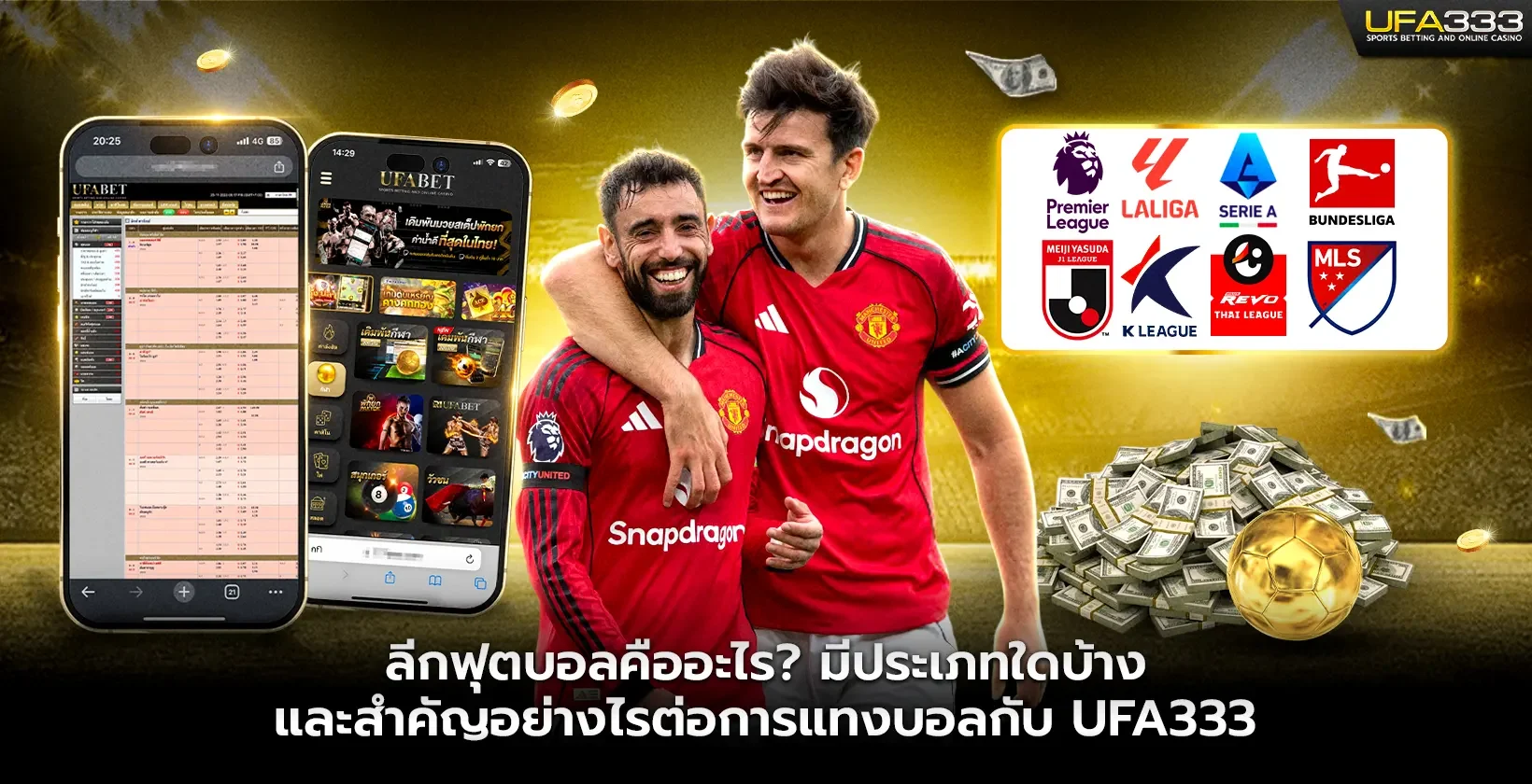 ลีกฟุตบอลคืออะไร มีประเภทใดบ้าง และสำคัญอย่างไรต่อการแทงบอล