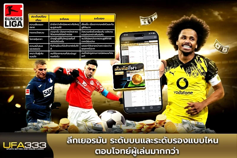 ลีกเยอรมัน ระดับบนและระดับรองแบบไหนตอบโจทย์ผู้เล่นมากกว่า